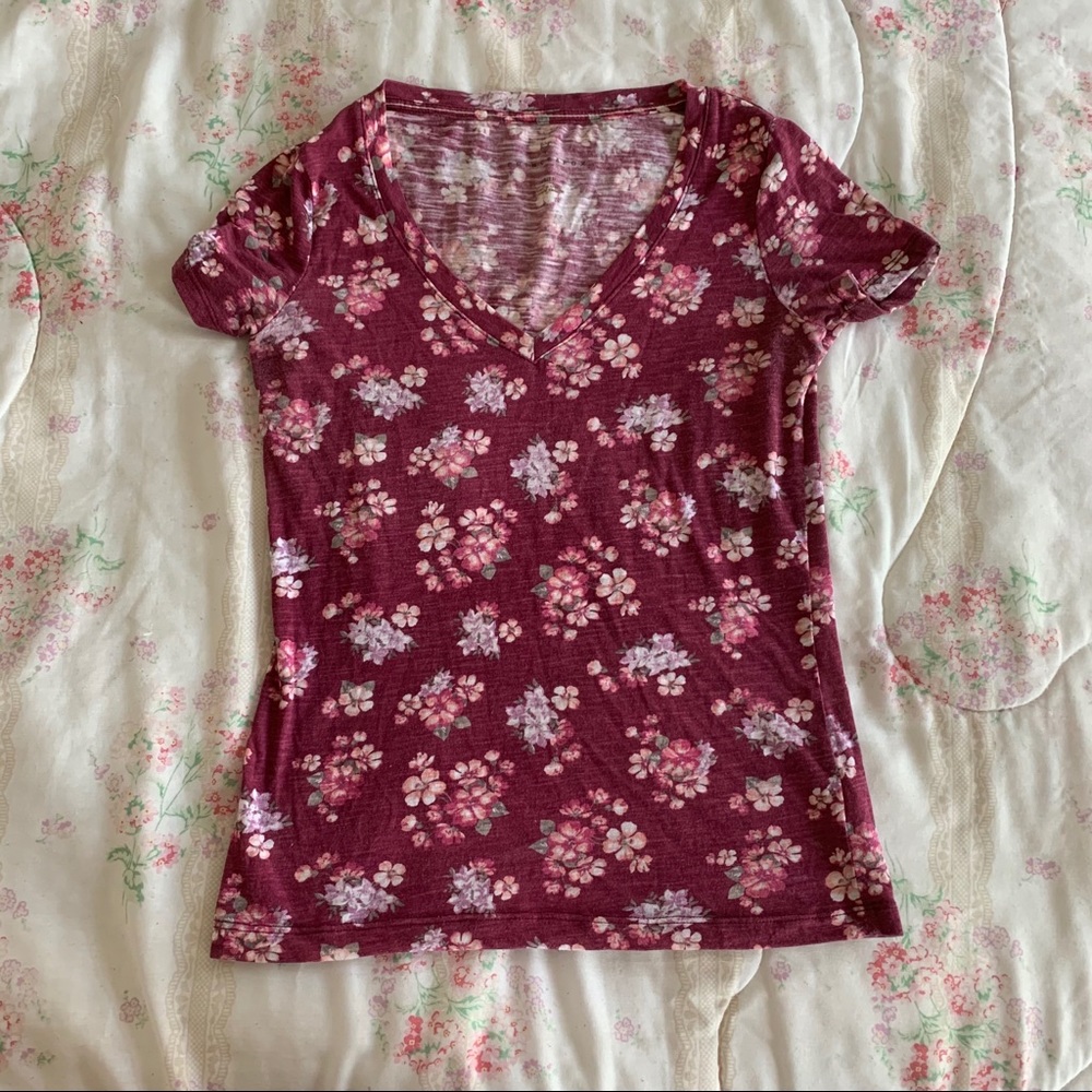 prince and fox floral tee